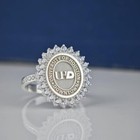 University Of Houston Downtown Class Ring     Uhd Custom Graduation Silver Ring