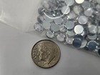 1 000 Pcs Clear 6mm 1 4  Round Crystal Glue-on Flat Back Rhinestones For Crafts