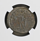 Roman Empire Maximian Ad 286-310 Bi Nummus Thessalonica Ngc Vf