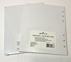 Hallmark Add9815 Address Book Refill Pages White Lot Of 2 12 Packs   24 Pgs New