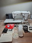 Pfaff 362 Vintage Sewing Machine Western Germany With Pedal Extension   Extras