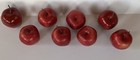 Lot Of 8 Large Lightweight Realistic Faux Red Apples Artificial Fake Fruit