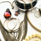 Vintage Jewelry Lot Junk Drawer Crafting Diy Some Signed Wearable