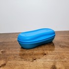 Blue Tupperware Microwave Egg Cooker 6996 Breakfast Maker 430ml W  Lid 7352