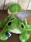 Russ Berrie Shining Stars Green Frog Soft Plush Stuffed Animal Sealed Code  s1 
