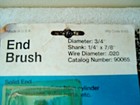 Lot Of 4 Vintage   Nos   Rockwell   8143 End Brushes For Removing Carbon 
