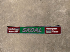 Vintage  skoal Tobacco  Metal Tin Tacker Advertising Sign  24 x3   New Old Stock