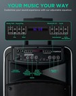 Portable Karaoke Machine With Wireless Microphone  Woofer Bluetooth Speaker