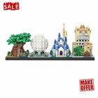 Iconic Theme Park Lite Version 529 Pieces Building Toys Set Moc Build Gift