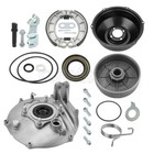 Rear Brake Drum Hub Plate Cover Kit For Honda Foreman 400 Trx400fw 4x4 1995-2003
