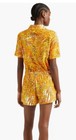 Vilebrequin Yellow Palm Terry Cotton Polo Top Shorts Matching Set Summer  445 Xs