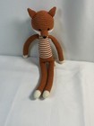 Stripe Pattern Long-legged Animal Crochet Doll Handmade Amigurumi Plush Toy Vac