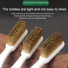 5pcs Brass Wire Brush Set Rust Paint Removal Metal Cleaning Tool Kit - New