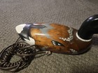 Vintage Telemania Mallard Duck  Wooden Decoy Landline Telephone  not Tested 