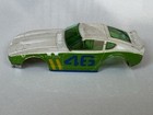 Aurora afx Bre Datsun 240z Slot Car Body Only White green yellow  parts repair 
