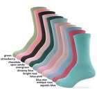 Womens 3 Pair Vintage Fashion Color Solid Cotton Knit Soft Warm Ankle Crew Socks