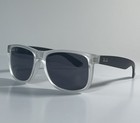 Ray-ban Rb 4165 6512 87 Justin Matte Clear  black Sunglasses 54mm