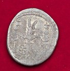 Ancient Roman Marc Antony Legionary Denarius - Legio V  32-31 Bc Silver Coin