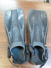 Cressi  Frog  Italian  Open Heel Scuba Diving Fins  M l  Black