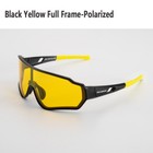 Rockbros Cycling Polarized Sunglasses Glasses Full Frame Goggles Outdoor Yellow