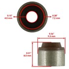 16x Valve Stem Seal For Kawasaki 92049-1349