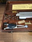 Vintage Keuffel   Esser K e Leroy Lettering Set Drafting Tool W wood Case Box