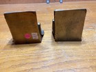 Antique  book  Bookends  Spelter With Bronze Finish Made In Usa     4331