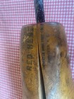 One Vintage Wooden Shoe Tree Made By Rochester Shoe Tree Co  Red Head Printed Oa