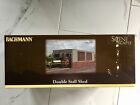 Bachmann 1 87 Ho Scale Double Stall Engine Shed Assembled Building 35116 F s 