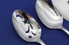 Mcm Oneida Twin Star Serving Pieces  3   Atomic Starburst