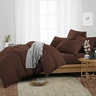 Best Duvet Collection 1000tc-1200tc 100  Cotton Select Item Chocolate Solid