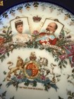 King Edward Vii 1902 Coronation Commemorative Plate Antique British Royal Souven
