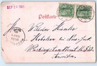 Poland Postcard Greetings From The Fleet Maneuver Near Gdansk 1901 Posted