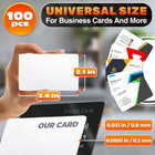 100 Pcs Sublimation Business Card Blanks     Double-sided Sublimation Blanks For P