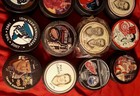 Lot Of 48  Ihl Nhl Detroit Red Wings Grand Rapids Oil Hockey Pucks Some Old Tuff