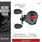Quantum Invade Baitcast Combo 6 6  Graphite Rod And 5 Bearing Reel