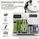 7 Slot Intelligent Battery Charger For Aa Aaa Ni-mh Ni-cd Batteries Rechargeable