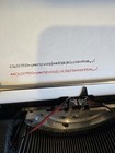Vtg 1930   s Black Underwood Universal Manual Typewriter W hard Case