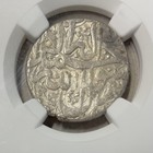 Silver Afghan Rupee-ah1254  1838 -barakzai-kohandil Khan-ahmadshahi  Ngc Silver