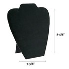 Novel Box Velvet Necklace Display Holder With Easel Stand