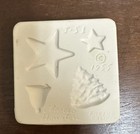 Vtg 1955 Charles Houston Ceramic Casting Slip Mold J-s1 Double Side Xmas Santa