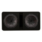 Open Box Kicker 48dcwr122 Dual 12  Ported Enclosure Compr Sub W  2000w Peak