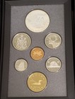 1992 Canada 7 Coin Double Dollar Proof Set In Ogp