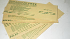 1933 Chicago World s Fair Polar Ware Enamel Souvenir Coupons   1934 Entry Ticket
