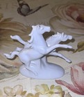 Vintage Porcelain Horses Figurine