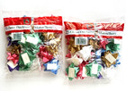 2 Pks- 3  50 Star Peel N  Stick Gift Bows Variety Colors For Christmas All Gifts