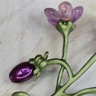Plants And Flowers Exquisite High-end Violet Freshwater Pearl Brooch Accessories