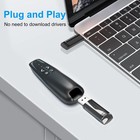 Presentation Clicker For Powerpoint  Wireless Presenter Remote With Laser   E   