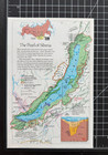 Lake Baikal  the Pearl Of Siberia  Map Russia Vintage Print 1992