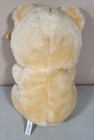 Vintage Dan Dee Teddy Bear Tan Brown Pink Stuffed Animal 12  Plush Yellow Bow
